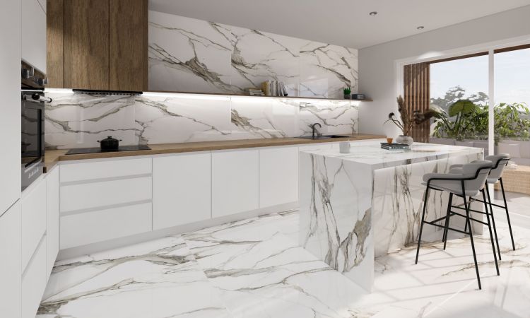 Calacatta Fantasy Topo Polished 48 x 48